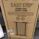 Regalo Safety 36 Extra Tall Baby Gate for Doorways & Bottom of Stairs, Pressure Mounted Baby Gate with Door for Babies, Toddlers & Pets, Tested & Safe, American Designed and Owned, Platinum