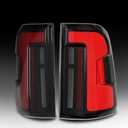 Sequential Full Led tail lights for 2019-2024 Dodge Ram 1500 (without Bilnd Spot) Starting Animated Rear Light Assembly, Dynamic Turn Signal,Brake,Reverse Smoked Not applicable to classic