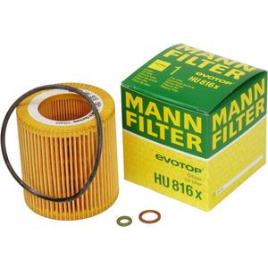 Mann-Filter HU 816 X Metal-Free Oil Filter (Pack of 3)