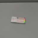 BTArtbox Short Almond Press On Nails - Aurora French Tip, Spring Glue On for Gifts, Natural Stick On in 16 Sizes - 30 Fake Nails Kit, Athena