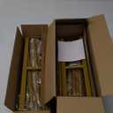 Metal Arch Backdrop Stand, 7.2FT+6FT Wedding Arch Frame, Balloon Arch Backdrop Stand Set of 2, Gold Wedding Arch Backdrop Stand for Wedding Birthday Party Baby Shower Graduation Ceremony Decor