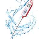 Instant Read Meat Thermometer for Grill and Cooking, Waterproof Fast Food Thermometer with Backlight, Digital Food Probe for BBQ Kitchen Cooking Candy Outside Grill Gifts for Men Him Dad Fathers Day