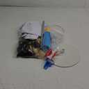 2 Sets Balloon Column Stand Kit with 100 Balloons Summer Adjustable Balloon Tower Stand with Bases for Floor Black Gold Balloon Arch Column for 50th Birthday Wedding Engaged Back to School Party Decor