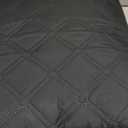 TAOCOCO 100% Waterproof Recliner Covers, Recliner Sofa Covers with Leg Straps, Reversible Recliner Couch Cover for Reclining Chair, Washable Couch Protector for Pets Kids(2 Seater, Black)