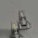 lupuauto H15 LED Bulbs Daytime Running Light, 3570 CSP Chips 30000LM Super Brightness, 6500K Cool White Fog Lamp with 20000 RPM Turbo Fan, 1:1 Mini Plug and Play, Pack of 2