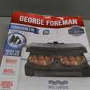 GEORGE FOREMAN Contact Submersible Grill, 5-Serving Grill - Adjustable Temperature Control, Black Plates, Wash the entire grill