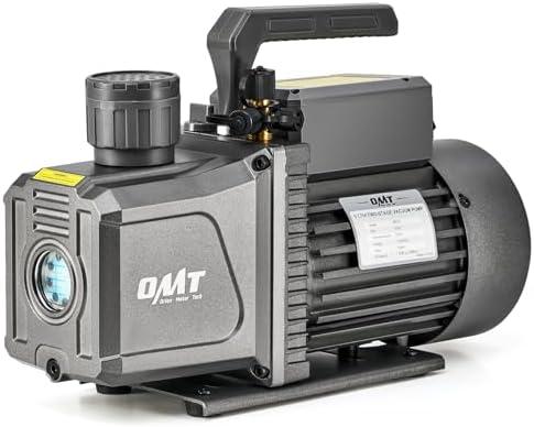 Orion Motor Tech 2 Stage Vacuum Pump, 9 cfm 3/4 hp HVAC Rotary Vane Vacuum Pump with 1.5 Micron Ultimate Vacuum, Two Stage Air Vacuum Pump for R22 R134a R410a HVAC Servicing