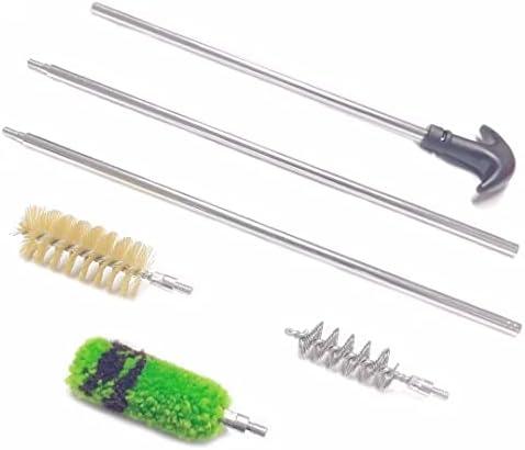 12GA Gun Cleaning Kit Set Nylon Stainless Steel Cotton Mop Brush Swab Tools Supplies for 12 Gauge Cleaning 12GA Gun Cleaning Kit Set Nylon Stainless Steel Cotton Mop Brush Swab Tools Supplies for 12 Gauge Cleaning