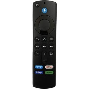 ORQRQO Replacement Remote for All Fire Series, TV Stick (HD, 4K, 4K Max, Lite), TV Cube and Omni, Insignia, Toshiba, Smart TVs, with Voice Control