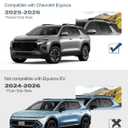 300lbs Roof Rack Cross Bars for 2025 2026 Chevy Chevrolet Equinox | with Raised Side Rails (Not for EV), Heavy Duty All-Metal Aluminum Crossbar Luggage Racks Roof Rails Rooftop