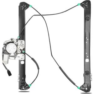 Front Passenger Side Power Window Regulator with Motor Replacement for BMW X5 E53 Sport Utility 2000 2001 2002 2003 2004 2005 2006, Right, 741-489