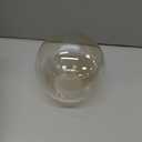 VOSAREA Globe Lamp Shade Decorative Glass Pendant Light Replacement Smoke Color Easy to Install for Living Room Bedroom Hallway and Hotel Use