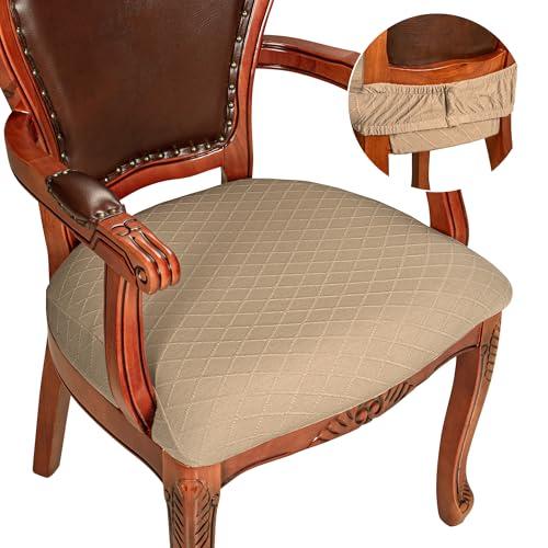 CZL Dining Chair Seat Covers for Dining Room Chairs with Armrest, Zipper with Rear-Covered Dining Chair Slipcovers Jacquard Kitchen Seat Covers Removable for Dining Chairs with Arms,2 Pack M CZL Dining Chair Seat Covers for Dining Room Chairs with Armrest, Zipper with Rear-Covered Dining Chair Slipcovers Jacquard Kitchen Seat Covers Removable for Dining Chairs with Arms,2 Pack M