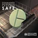 2 x 9" Portion Control Plate - Divided Dinner Plate with Dividers for Adults & Kids - BPA Free, Wheat Straw & PP Construction, Modern Style, Microwave, Dishwasher & Freezer Safe (Pack of 1, Mint Green)