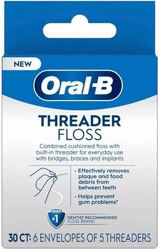 Oral-B Glide Threader Floss (Pack of 4)
