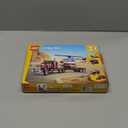 LEGO Creator 3 in 1 Flatbed Truck with Helicopter Toy, Transforms from Flatbed Truck Toy to Propeller Plane to Hot Rod and SUV Cars, Gift Idea for Boys and Girls Ages 7 Years Old and Up, 31146