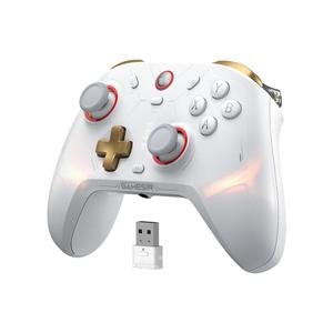 GameSir Cyclone 2 Pro Wireless Controller for Switch, Windows PC, Steam, Android, iOS, PC Game Controller with Mag-Res TMR Sticks, Hall Effect Triggers, RGB Lightning, 6-Axis Gyro, Turbo without Charging Dock(White)