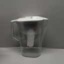 Amazon Basics 10-Cup Water Filter Pitcher, Compatible with Brita Filters, WQA & NSF Certified, Made in Europe