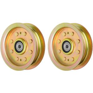 753-08171 Idler Pulley 756-04129B Mower Deck Pulley Replaces for Cub Cadet 756-04129 956-04129 956-04129C 756-04129C, 2 Pack