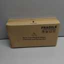 Halloween Cups 4 Pcs, 18 oz Skull Glass Cups with Lids and Straws Ghost Mug Glass Tumbler Mason Jar Iced Coffee Can, Spooky Gifts Boo Basket Stuffers Drinking Glasses Halloween Decorations