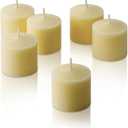 French Vanilla Scented Candles - Set of 12 Scented Votive Candles - 10 Hour Burn Time - Made in The USA