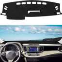 Dashboard Cover Mat Custom Fit for Toyota RAV4 2013-2018 Dash Cover Nonslip Dash Mat Protector Sunshade No Glare Black