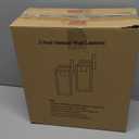 Outdoor Wall Light Fixtures, Exterior Waterproof Wall Lanterns, Porch Sconces Lighting with E26 Sockets & Glass Shades, Modern Matte Black Outside Lights for Patio Front Door Entryway Garage, 2-Pack