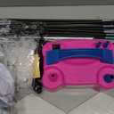 Bright Pink & Blue Plastic Electric Balloon Pump - 8" x 4 .25" x 5.25" (1 Pc) - Ideal for Graduations, Proms, Weddings, and Events