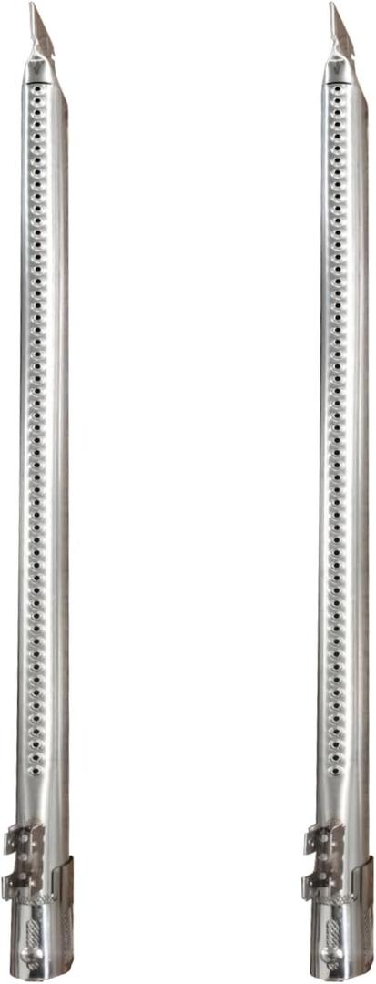 19.5" Burners for Weber Genesis 2 Burner Tubes, Replacement for Weber Genesis II 210 240 310 315 330 335 410 440 610 640 (2017 and Newer) Grill Burner Parts, Stainless Steel, 2-Pack