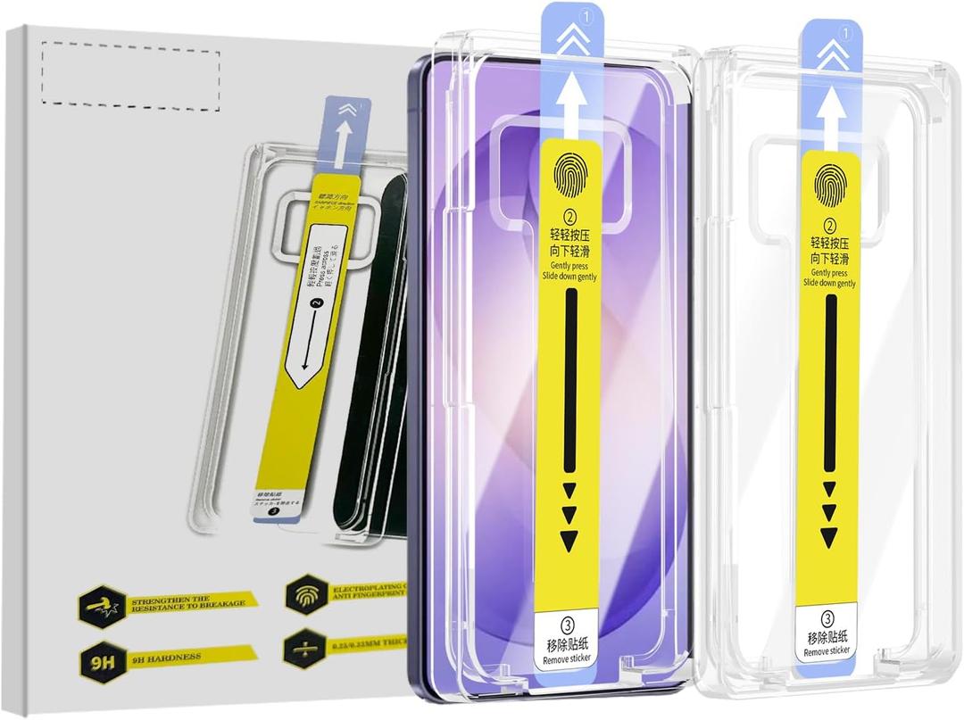 For Samsung Galaxy S26 Ultra Screen Protector [2-Pack],Ultimate Dust-Free Installation Kit,UltraClear Tempered Glass, 9H Hardness, Case Friendly, Bubble Free Installation(6.9 Inch)