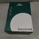 Trideer Exercise Ball for Yoga, Pilates & Fitness  Stability Ball Equipment for Home Gym & Office Chair, Core & Balance Training Accessories, Physical Therapy Equipment, Quick Pump Included, 5 Sizes (Black)