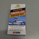 Marine Fiberglass Repair Kit for Boats, Gel Coat Repair Kit for Boats, Fiberglass Boat Repair Kit, Epoxy Filler for Boats, Fiberglass Kit Fix Holes Chips Pit Cracks (Color Match)