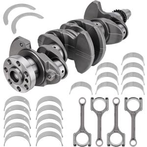 623V6-2EH00 G4NA 2.0L Engine Crankshaft with Connecting Rods & Bearings Compatible with 2014-2021 Kia Soul Optima Forte Hyundai Sonata Tucson Elantra Replace# 23110-2E200 23500-2E400