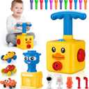 Balloon Car Toy Pump Set for Kids  Ideal Holiday Gift Toy Power Launcher, Balloon Launcher Toys for Kids (Yellow Duck)