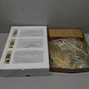 LMS 3-Light Pendant Light Fixtures, Brushed Gold Farmhouse Kitchen Island Light, Industrial Adjustable Hanging Pendant Lighting, Cluster Chandeliers, LMS-189 (3.5" Hammered Glass, 3-Light, Gold -Hammered Glass)