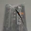 Yimobra Shower Bathtub Mat Non Slip, 21x21 Inch, Soft Square Bath for Tub with Suction Cups and Drain Holes, Stall Floor Mats Bathroom, Machine Washable, Bathroom Accessories, Clear Gray