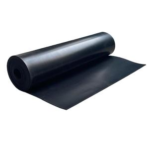 Solid Rubber Sheet, Rolls, Strips 1/16 (.062)" Thick X 12" Wide X 10'Long, Solid Rubber Rolls for Warehouse Anti-Slip, Flooring, Abrasion