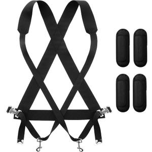 Suncalla Parade Marching Bass Drum Sling with Soft Pads Marching Band Straps for Band Practice Concerts Performances