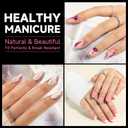 UNA GELLA Short Oval Round Nail Tips Pre Etched Short Oval Gel Nail Tips Soft Gel Full Cover Press on Nails for Nails Extension Art DIY Salon 216Pcs 12 Sizes