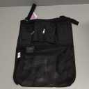 SUNVENO 2-pack Universal Stroller Organizer Caddy with Cup Holders, Wipes Pouch and Extra Storage, Zippered Mesh Side Sling for Pushchair, Black