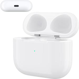 Charging Case for AirPods 4 Gen Only USB-C Port, Wireless Charger Cases Compatible with Airpod 4 gen Replacement case, Support Blue-Tooth Pairing,Type-c (Earbuds Not Included)