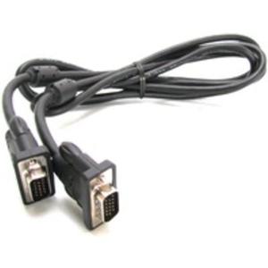 GE SVGA Cable, Video, 6 Foot Cable, VGA, Male to Male Connectors, Use for Projectors, Monitors, HDTVs, Computer, Graphics Card, Black, 33592