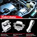 Engine Motor & Transmission Mount Compatible with MINI 2014-2022 Cooper & 2016-2022 Cooper Clubman & 2014-2023 Cooper Countryman 1.5L 2.0L,2016-2022 X1 & 2018-2023 X2 & 2020-2023 228I M235I 2.0L 3PCS