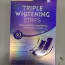 SAKYPRORAL Purple Whitening Strips, 90-Day Long-Lasting Results, Enamel Safe & Low-Sensitivity, Professional Teeth Whitening Strips with Non-Slip Dry Strip Technology (28 Count (Pack of 1))