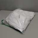 10x10ft Wrinkle Free White Backdrop Curtain for Parties Soft Fabric Drapes Wedding White Curtain Backdrop for Birthday Party Decorations Background for Photography 5x10ft, 2 Panels