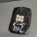 Father's Day Gift: Personalized Crossbody Bag - Initial White H, Black