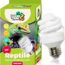 LUCKY HERP Mini UVA UVB Reptile Light 5.0 5W, UVB Bulb for All Tropical and Sub Tropical Reptiles, Compact Fluorescent Reptile UVB Bulb for Chameleons, Turtle, Gecko, Lizard, etc.