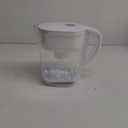 Brita Water Filter Pitcher for Tap and Drinking Water with 1 Standard Filter, Lasts 2 Months, 6-Cup Capacity, BPA Free, White