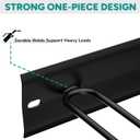EVERHANGER Wall Mount Ski Rack for Garage, Ski Storage Hangers for Indoor/Outdoor, Wall Ski Holder Holds Up to 8 Pairs of Skis