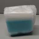 TAIHUIMY 8.4 OZ Reusable Snack Containers with Lids, New Double Compartment Condiment Snack Pack Containers for School lunch, Travel, Party (10)